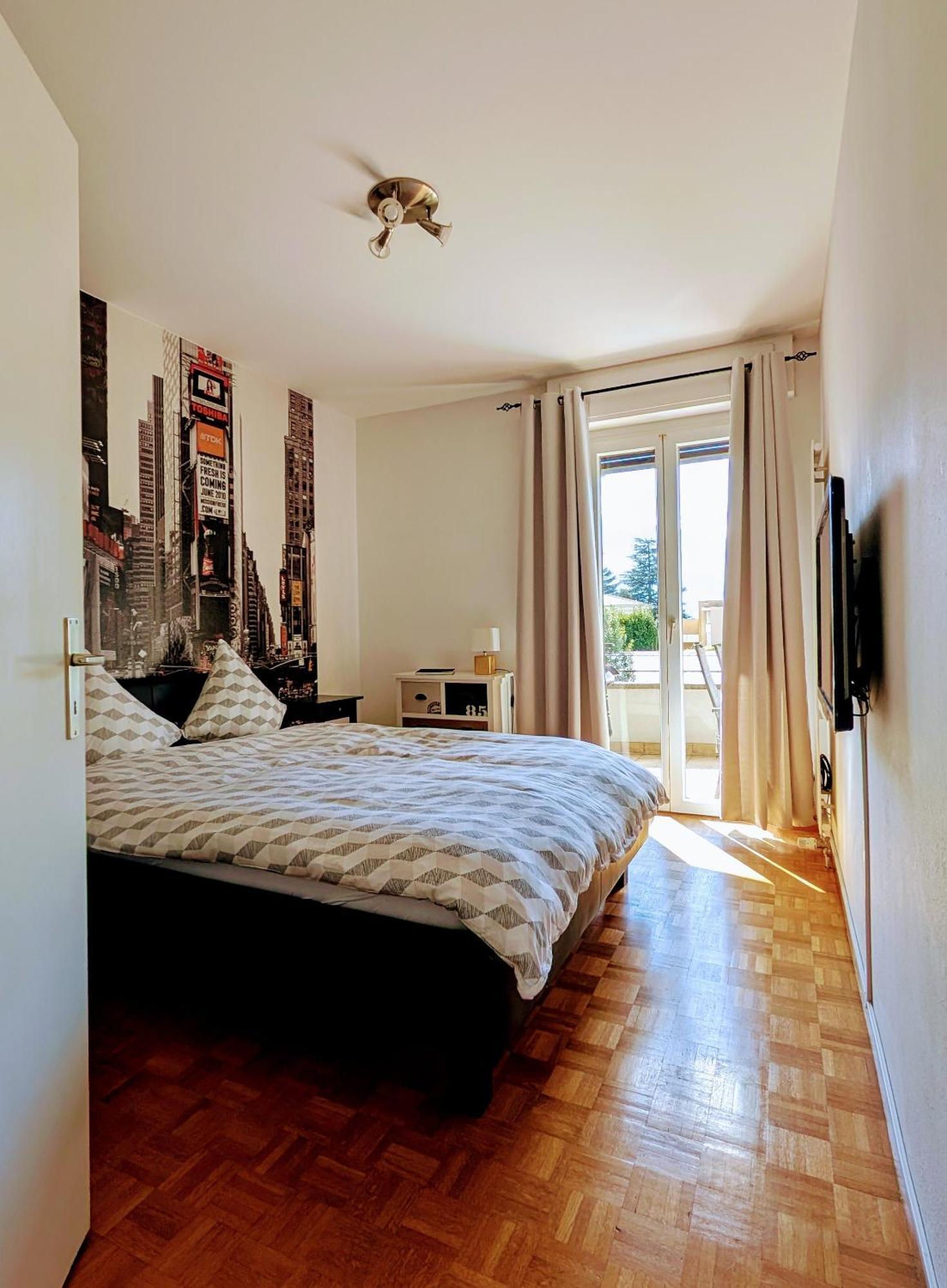 Locarno, Casa Pioda - Nahe Zentrum, Mit Balkon Und Parkplatz Екстериор снимка