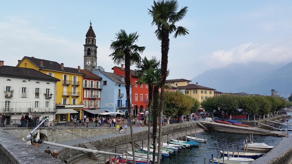Locarno, Casa Pioda - Nahe Zentrum, Mit Balkon Und Parkplatz Екстериор снимка
